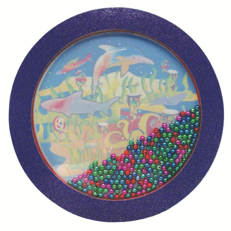 Tambour De Mer à Billes - Instrument Musical Doux Pour Enfants - Éveil Sensoriel Et Coordination